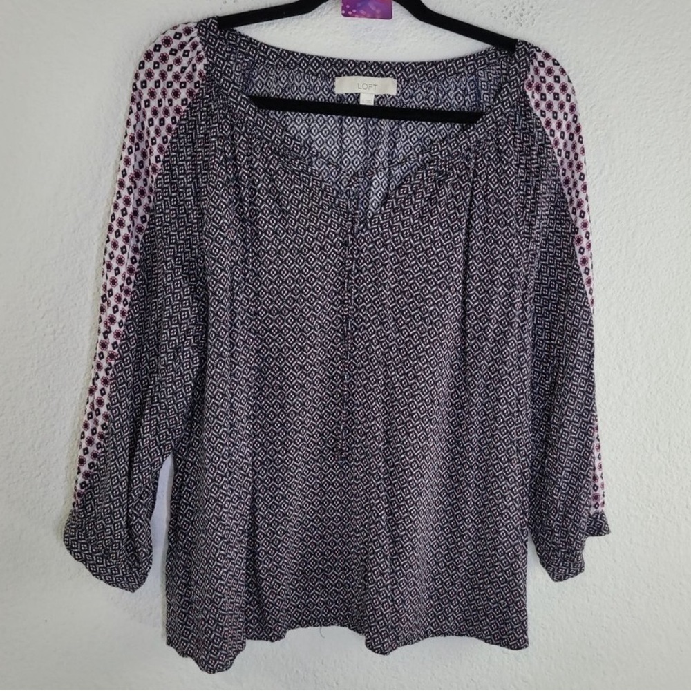 Loft print top Size Large